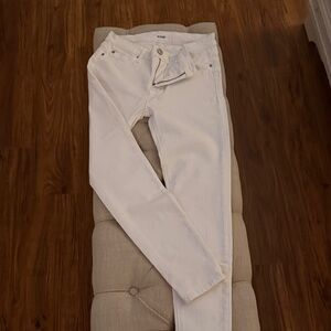 Hudson Jeans Women's Crisp White Skinny Jeans